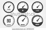 Vector Speedometer Gauge Barometer Illustration Instrument Infographic Elements Icons Car Shutterstock sketch template