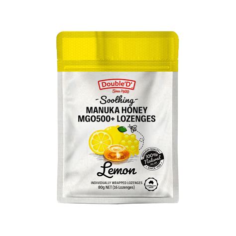 Mgo500 Manuka Honey And Lemon Lozenges Double D
