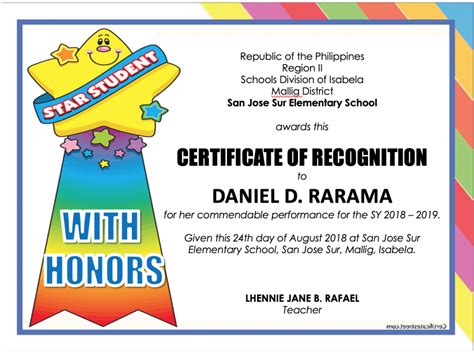 Deped Cert Of Recognition Template Classroom Based Certificate Vrogue