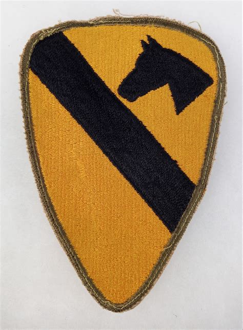 Patch Usa 1 Cavalry Division Cut Edge Color Vietnam War Pxprato