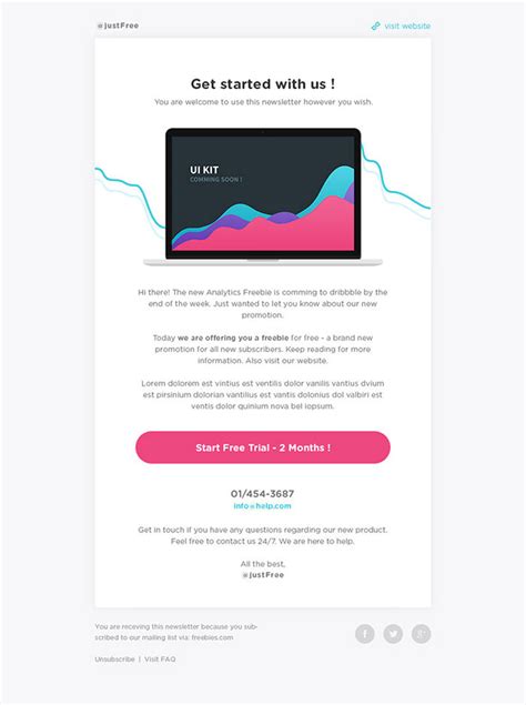 20 Free Business Newsletter Templates to Download - Hongkiat