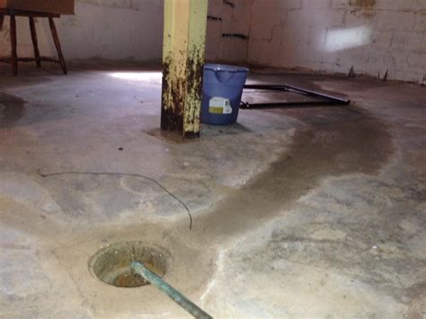 Look through the hole inside the drain to see if there's an obvious clog. Basement Waterproofing - Edwardsville Basement Leaks ...