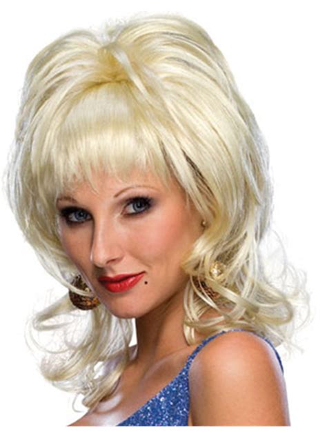 Rubies Costume Co Womens Blonde Country Singer Cowgirl Dolly Parton Wig