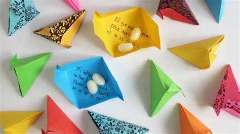 Origami Fortune Pouch Cajita De La Fortuna