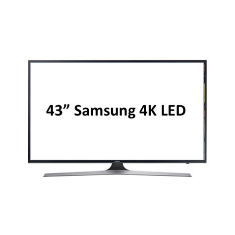 43" Samsung 4K Screen Hire - Gem Exhibitions