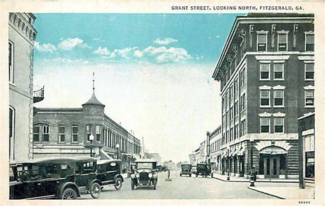 Fitzgerald Georgia Main Street Postcards Peter D