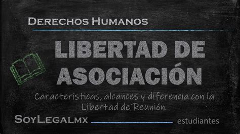 Derecho Humano A La Libertad De AsociaciÓn Soylegalmx