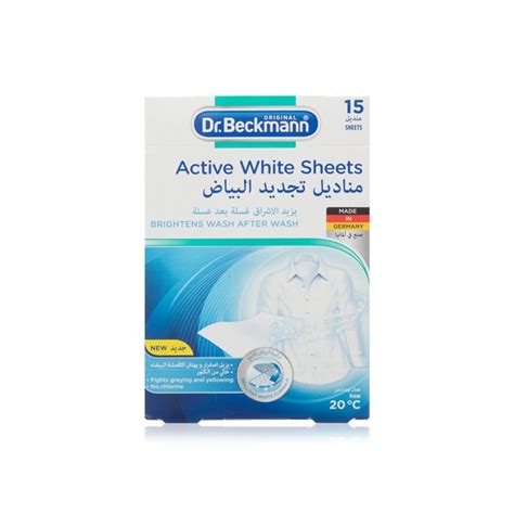 Dr Beckmann Active White Sheets X15 Price In Uae Spinneys Uae