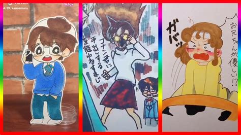 Fiction black hair mangaka cartoon, tiktok of oz, brown, fictional character, hair png. 【ティックトック イラスト】ック絵 - Tik Tok Paint Anime #30 - YouTube