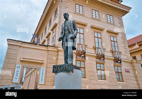 The Statue Of Tomas Garrigue Masaryk At Prague Castle Stock Photo Alamy