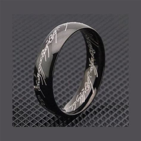 Accessories Lord Of The Rings The One Ring Replica 6mm Black Poshmark