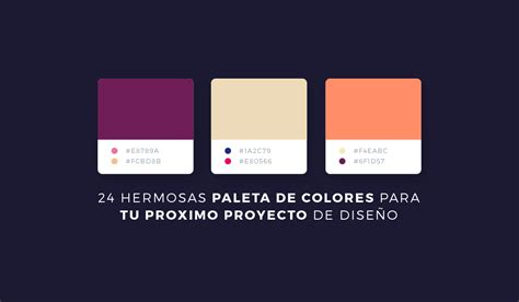 24 Elegantes paleta de colores para usar en tu próximo proyecto de diseño