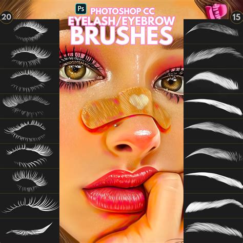 Eyelasheyebrow Brushes For Photoshop Behance