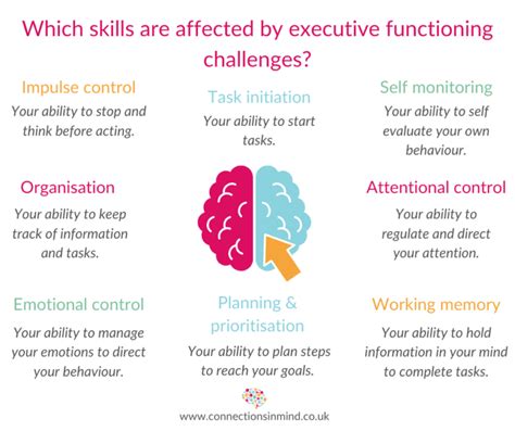 Executive Function Skills Connections In Mind