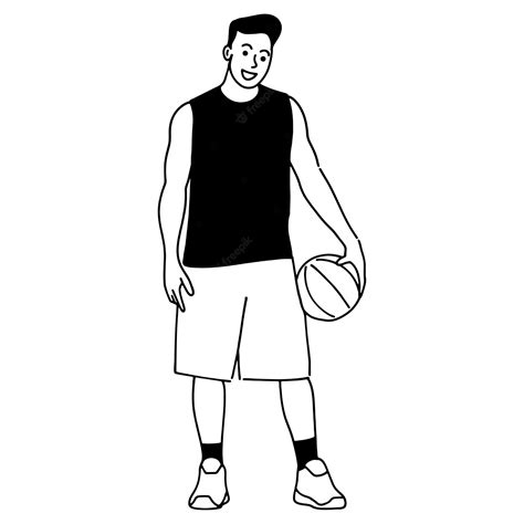 Premium Vector Illustration Of Male Basketball Player