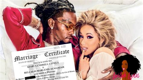 Icymi Cardi B And Offset Secretly Married In Their Bedroom Last Year