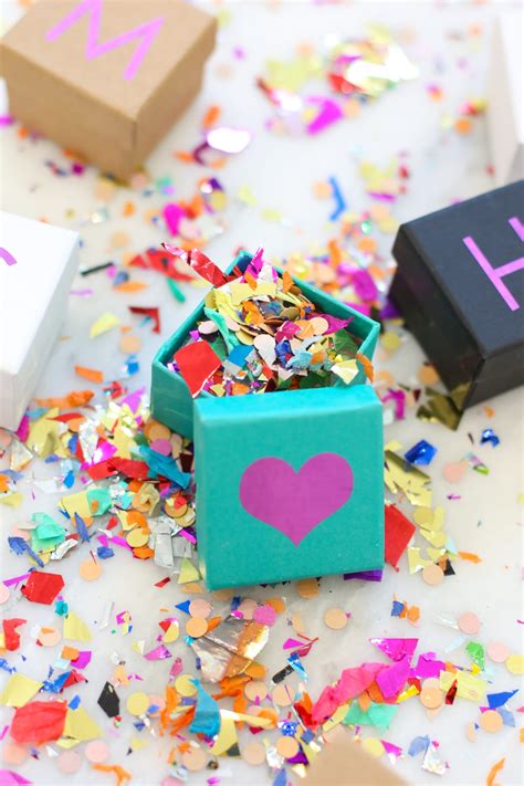 Shop for gift boxes in a variety of styles and colors, from gold to simple white from paper source. DIY Personalized Mini Gift Boxes | Lovely Indeed