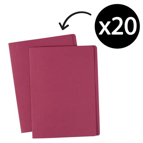 Avery Manilla Folder 320 X 241 Mm A4 Red 20 Folders Winc