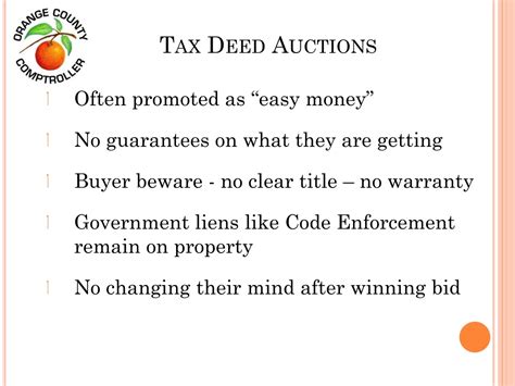 Ppt Tax Deed Overview Powerpoint Presentation Free Download Id9381452