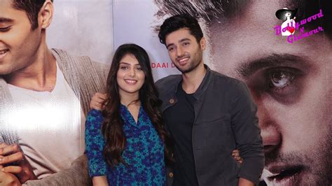 Utkarsh Sharma Ishita Chauhan And Anil Sharma At Trailer Launch Of