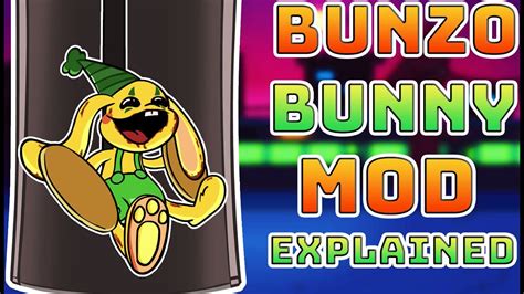 Bunzo Bunny Mod Explained In Fnf Poppy Playtime Chapter 2 Youtube