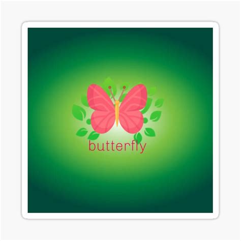 Butterfly Design For Redbubble Sticker For Sale By Bbidya123 Redbubble