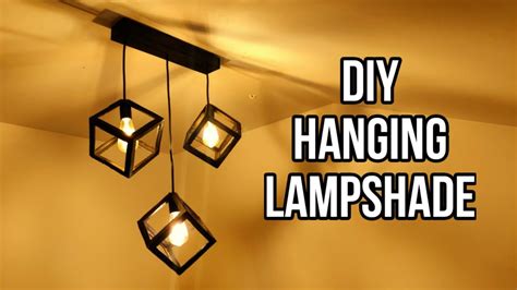 How To Make Amazing Hanging Lampshade At Home Diy Hanging Lamp Easy