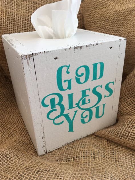 God Bless You Tissue Box Cover Tissue Box Covers Tissue Boxes
