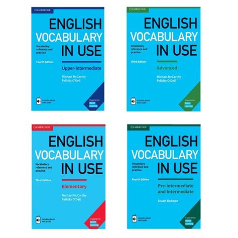 کتاب سری 4 جلدی English Vocabulary In Use خرید با تخفیف ویژه بوک کند