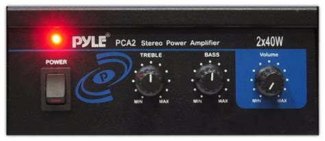 Pyle Home Pca2 2x40 Watt Stereo Mini Power Amplifier