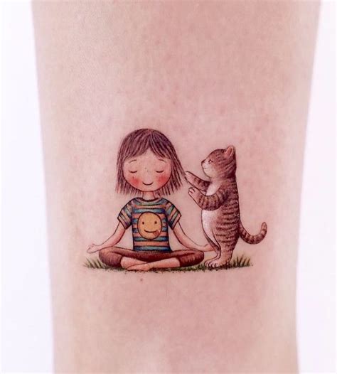 67 Unique And Cute Cat Tattoos That Will Make You “aww