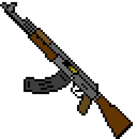 Ak 47 Pixel Art Maker