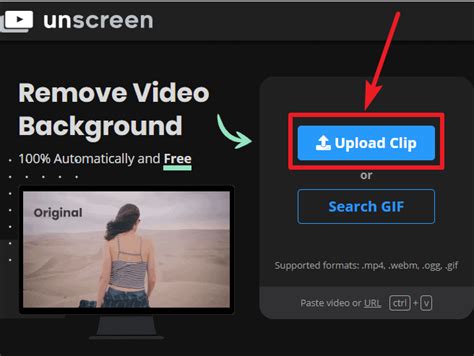 How To Remove Or Change Video Background Using Unscreen