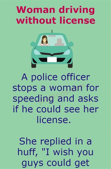 Woman Driving Without License
