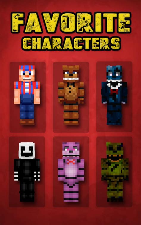 Skins Fnaf For Mcpe For Android Apk Download