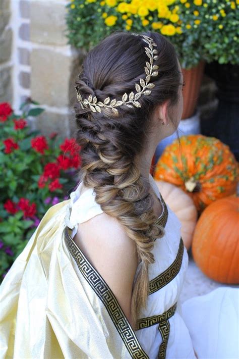 Twist Faux Braid Halloween Hairstyles Greek Hair Goddess