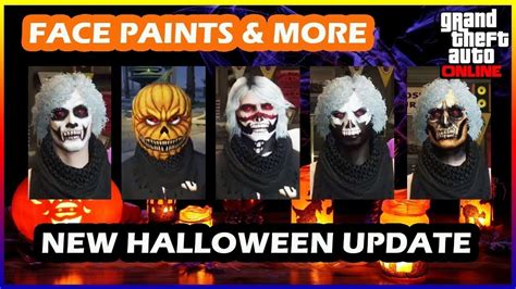 New Gta 5 Online Halloween Face Paints Youtube