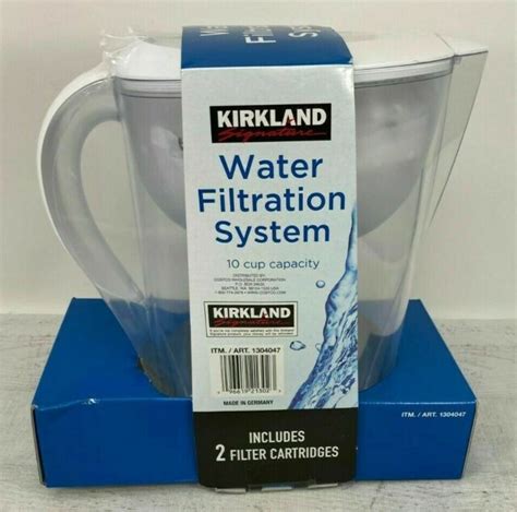 Costco Kirkland Signature Water Filtered Pitcher Tag Costcochaser