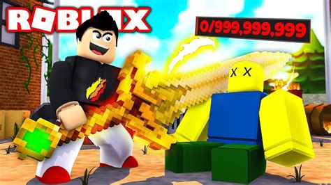 Roblox Noob Vs The Most Overpowered Weapon Roblox Weapon Simulator My