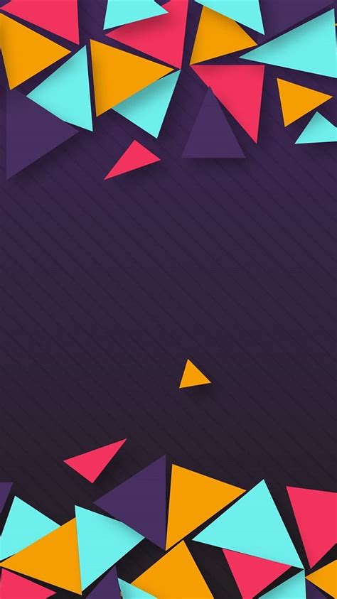 Colorful Triangle Geometric Abstract 750x1334 Iphone 8766s