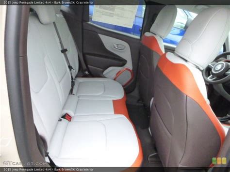 Bark Brownski Gray Interior Rear Seat For The 2015 Jeep Renegade