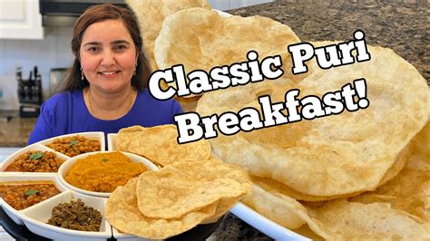 Classic Puri Breakfast Yummy Youtube