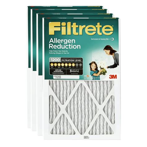 Filtrete 20x25x1 Allergen Reduction Hvac Furnace Air Filter 1200 Mpr