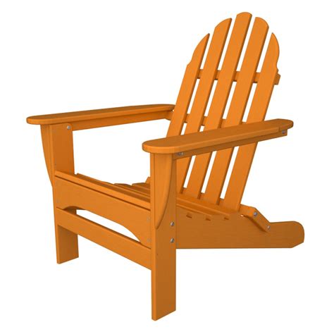 The chair has been designed to keep your comfort in mind. POLYWOOD® Classic Recycled Plastic Foldable Adirondack ...