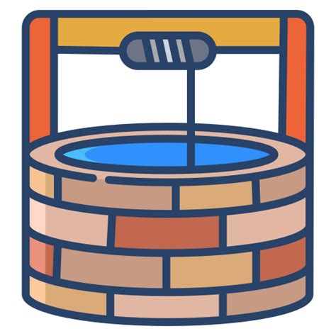 Water Well Icongeek26 Linear Colour Icon