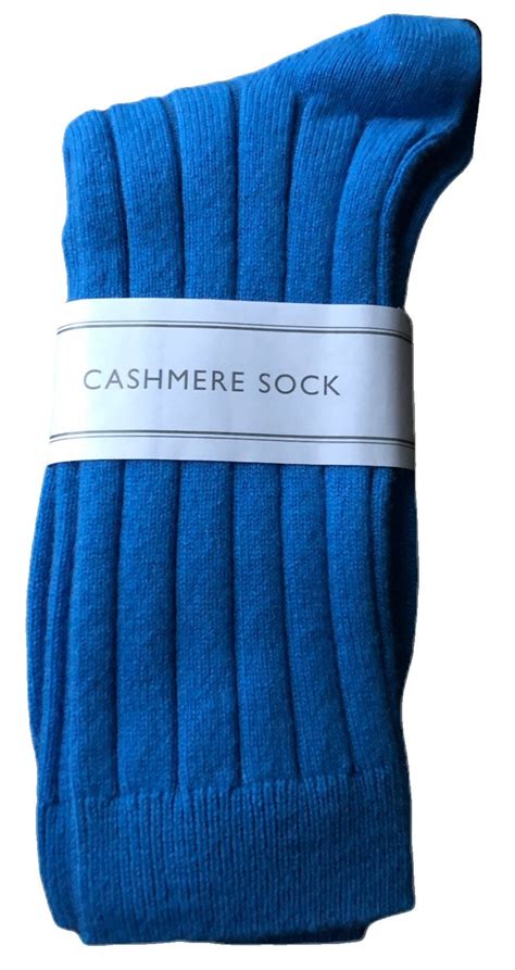 Mens Cashmere Sock In 7 Cols Made In Scotland By Johnstons Of Etsy
