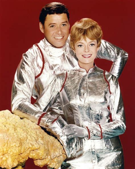 John And Maureen Robinson Guywilliams And June Lockhart Publicity Photo For Lost In Space