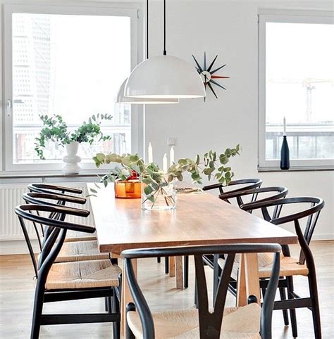 Simple Lines In Malmo Via Coco Lapine Design Black Dining Room Chairs