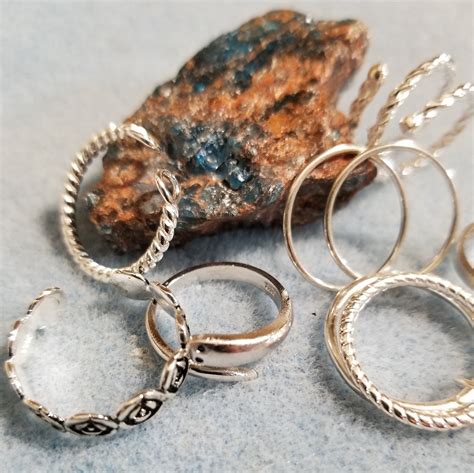 Handmade Sterling Silver Rings Artful Gems Made By Nature Designed