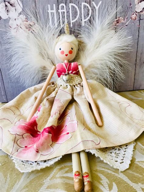 Handmade Vintage Fairy Doll Heirloom Doll Fairy Doll Etsy Uk
